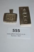 Two Hallmarked Silver Pendants