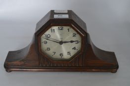 Oak Eight Day Mantel Clock