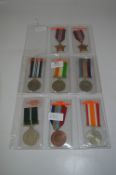 Eight British Commonwealth Medals