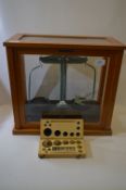 Griffin & George Ltd Cased Chemists Weighing Scales