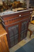 Edwardian Mahogany Bookcase with Glazed Doors