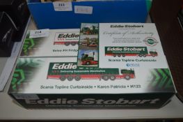 Eddie Stobart Fridge Trailer and Curtain Side Lorries