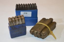 Alphabet and Numerical Punch Set