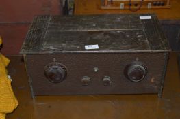 Oak Cased Cossor Valve Radio