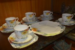 Bell China Floral Decorated Part Tea Set