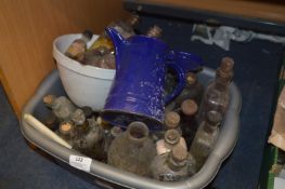 Box Containing a Collection of Chemists Bottles etc.