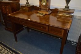 Reproduction Walnut Inlaid Desk