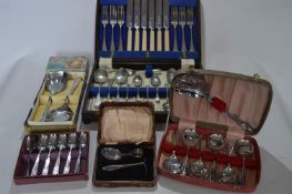 Boxed and Cased Canteens of Cutlery