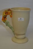 Clarice Cliff Wilkinson Ltd Pottery Jug with Floral Handle
