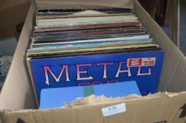 Box of LP Records Mostly 80/90s British Rock