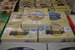 Five Corgi Diecast Buses (Boxed)
