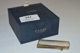 Hallmarked Silver Money Clip Approximately 22.6g