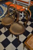 Pair of Bentwood Dining Chairs
