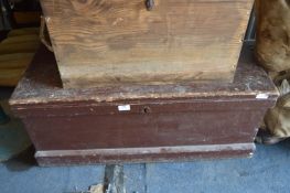 Painted Pine Blanket Box