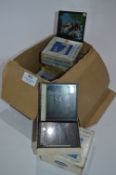 Six Boxes of Lantern Slides; British Locomotives, The Pied Piper, Sweep and Whitewasher, etc.