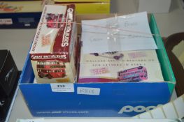Five Boxed Models of Great British Buses