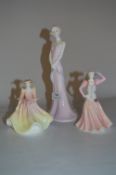 Three Coalport Figurine 