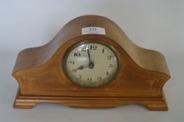 Edwardian Mahogany Mantel Clock