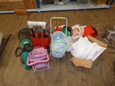 *Assorted Children's Toys, Inflatable Santa Claus, etc.