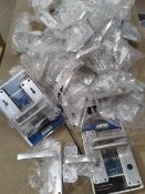 * 42 Mixed brushed steel door handle sets