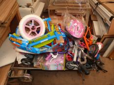 *Assorted Childrens Toys Including Cycles, Scooters and Others