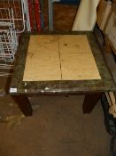 *Simulated Marble Topped Occasional Table