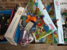 *Box Containing Assorted Childrens Toys, Novelties, etc.