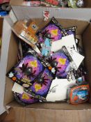 *Box Containing 60 Assorted Hairy Spiders, Bobbles, etc.