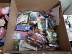 *Box Containing 60 Assorted Children's Toys, Musical Balls, Manchester United Boxes, etc.