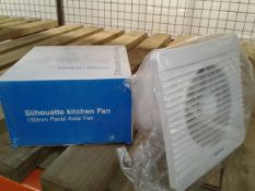 * 8 x Sillouette 1500mm Kitchen Fan