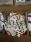 *Box Containing 50 Aboriginal Style T-Shirts (Mixed Sizes and Designs)