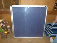 *Four Perspex and Aluminium Noticeboards