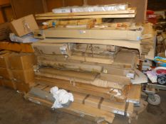 *Large Quantity of Flat Pack Furniture; Pine Beds, Open Fronted Bookcases, etc.