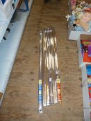 *Five 120cm Curtain Poles