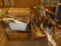 *Quantity of Artificial Foliage and Dried Flowers