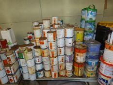 *Pallet Containing Assorted One Coat Emulsion, Paints and Other Protective Finishes