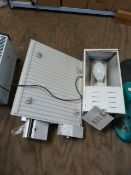 *Low Bay Lighting Unit and Three Electric Heaters