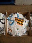 *Box Containing 50 Aboriginal Style T-Shirts (Mixed Sizes and Designs)