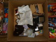 *Box of Assorted Digital Cameras, Braces, etc.