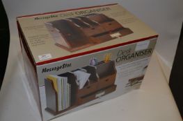 *WOODEN DESK ORGANISER