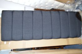 *Black Linen Effect King Size Headboard