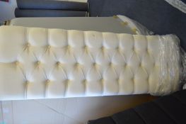 *Cream Linen Effect KIng Size Headboard