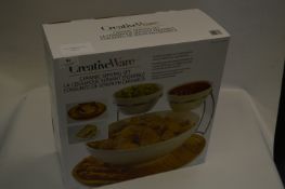 *CREATIVEWARE CHIP & DIP SET