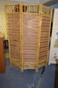 Three Fold Bamboo Screen
