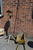 Garden Bird Feeder Barrow and Feeder Pole