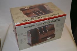 *WOODEN DESK ORGANISER