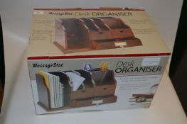*WOODEN DESK ORGANISER