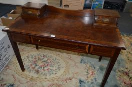 Reproduction Burr Walnut Inlaid Writing Desk