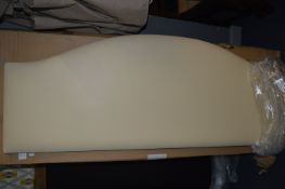 *5ft Cream Faux Leather Headboard