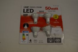 *FEIT GU10 4PK LED LIGHT BULBS